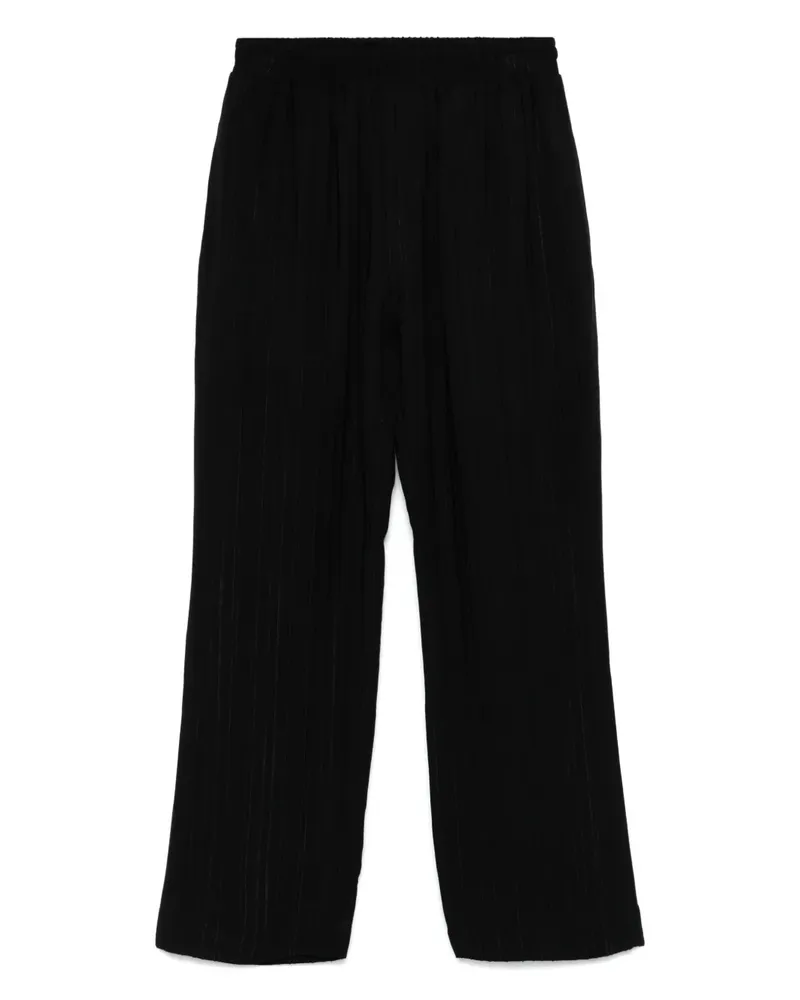 Ernest W. Baker Hose mit Nadelstreifen - Schwarz Schwarz
