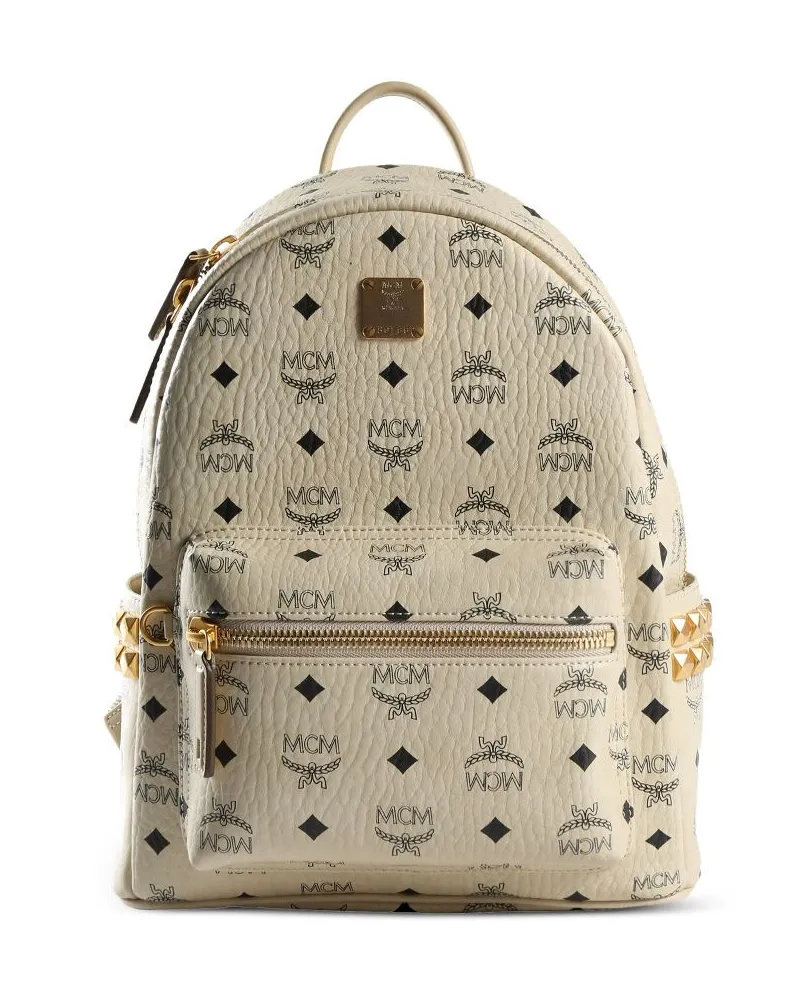 MCM small Stark backpack - Nude Nude
