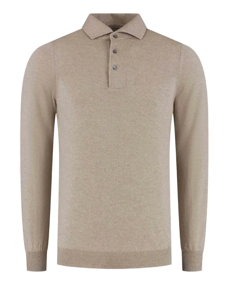 Gran Sasso Gestricktes Poloshirt - Nude Nude