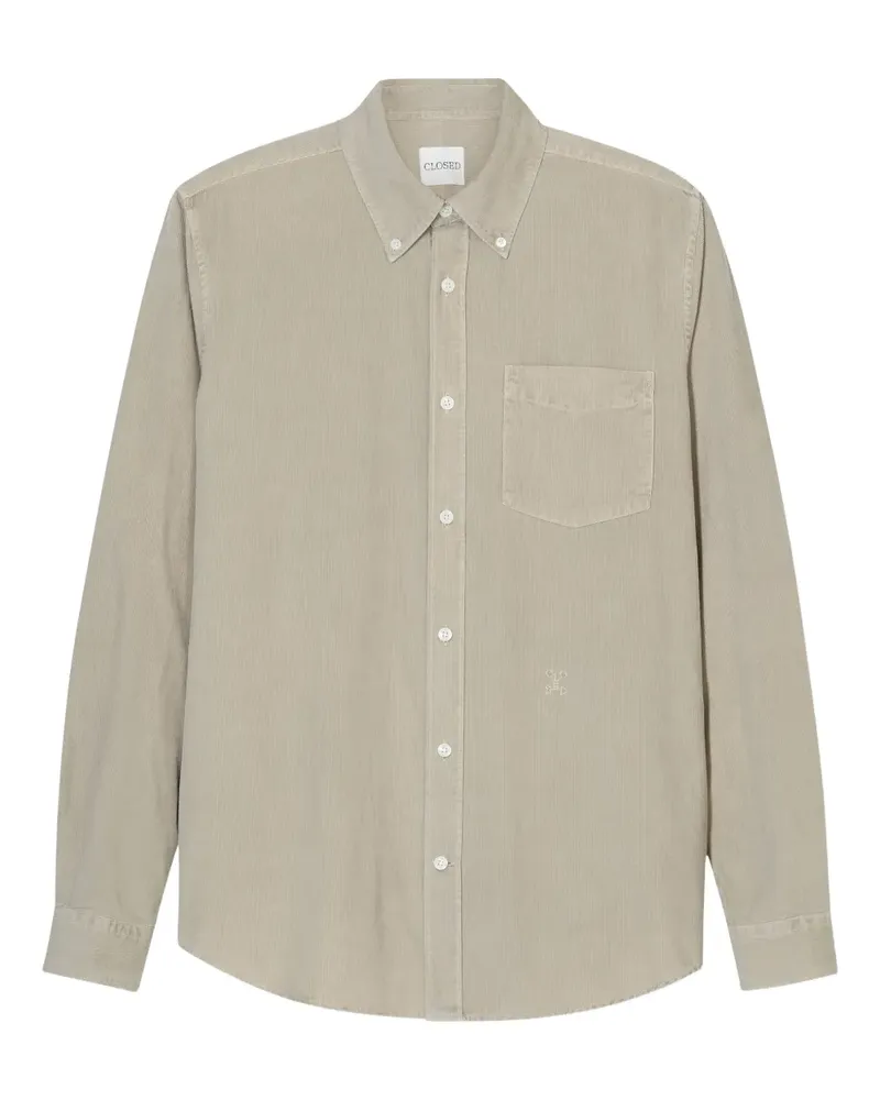 Closed Button-down-Hemd aus Cord - Nude Nude