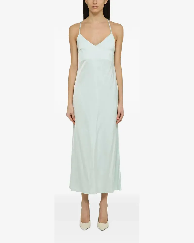IVY & OAK satin-finish backless midi dress - Grün Grün