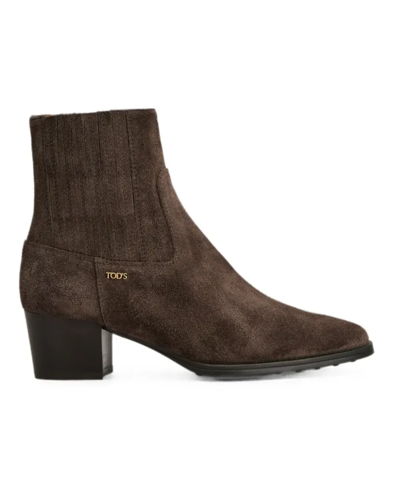 TOD'S Stiefel mit Logo - Braun Braun