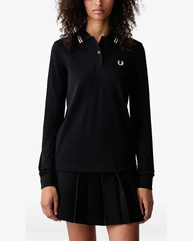 Fred Perry long-sleeve polo shirt - Blau Blau
