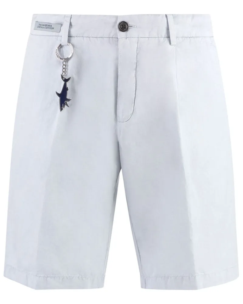 Paul & Shark Shorts mit Bundfalten - Blau Blau