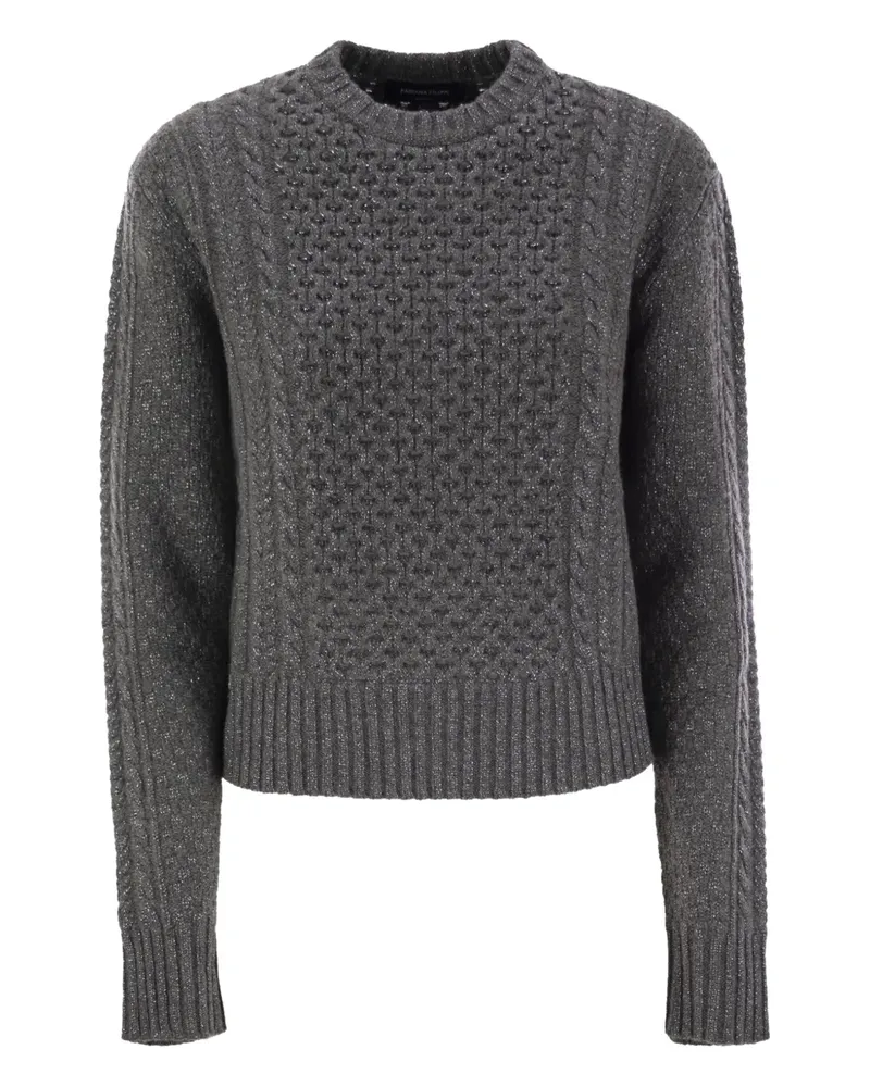 Fabiana Filippi Pullover mit rundem Ausschnitt - Grau Grau