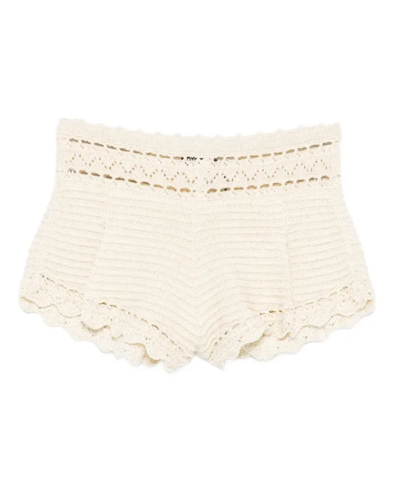 Retrofête Margo crochet shorts - Nude Nude