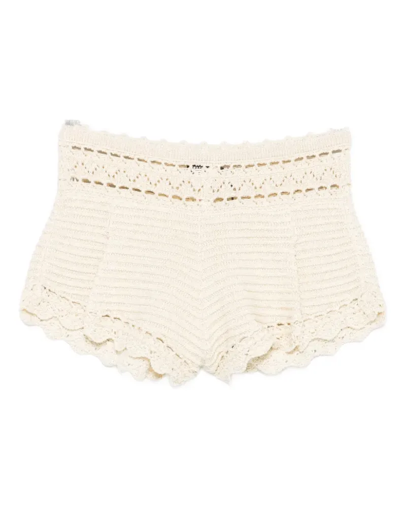 Retrofête Margo crochet shorts - Nude Nude