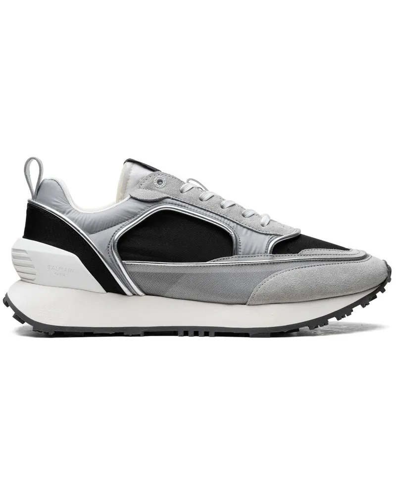 Balmain Meshed "Silver" Sneakers - Grau Grau