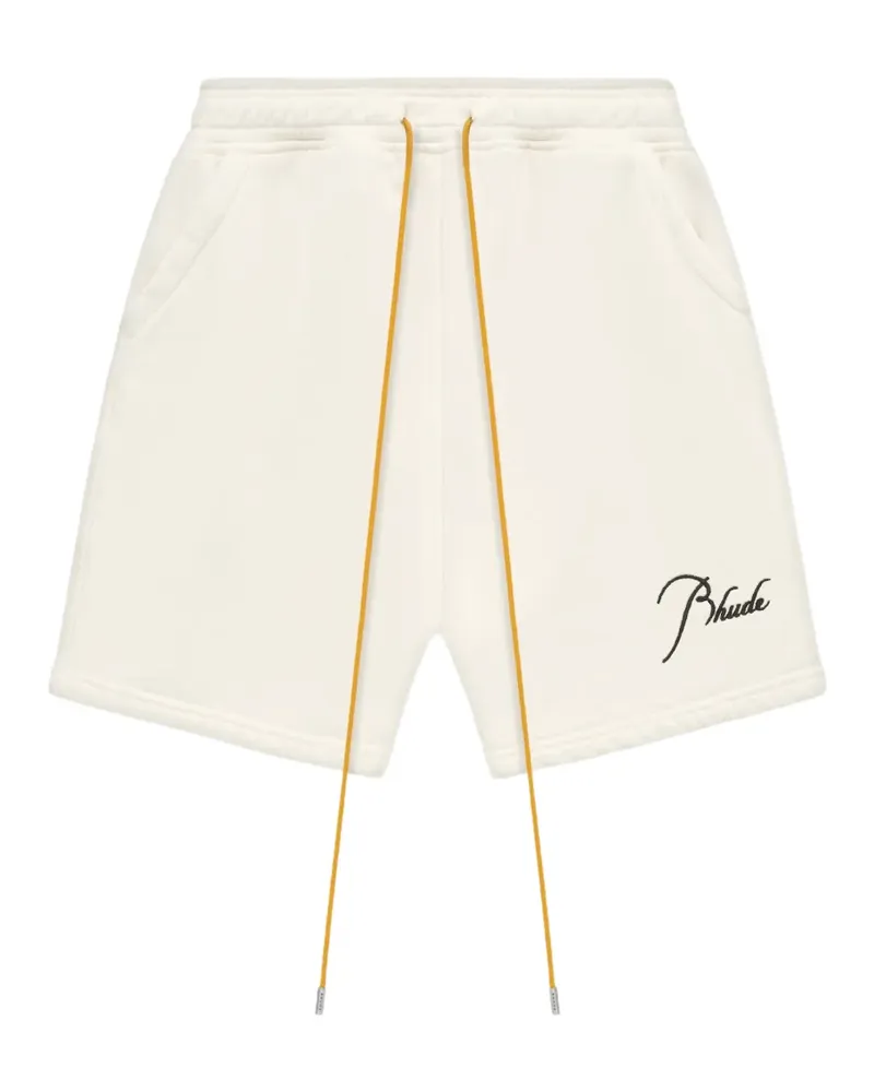 RHUDE Classique sweast shorts - Weiß Weiß
