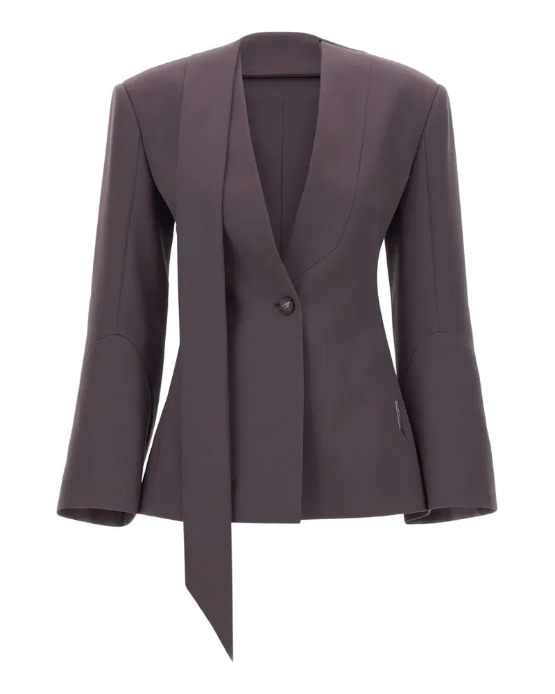 ATTICO purple tuxedo jacket - Violett Violett
