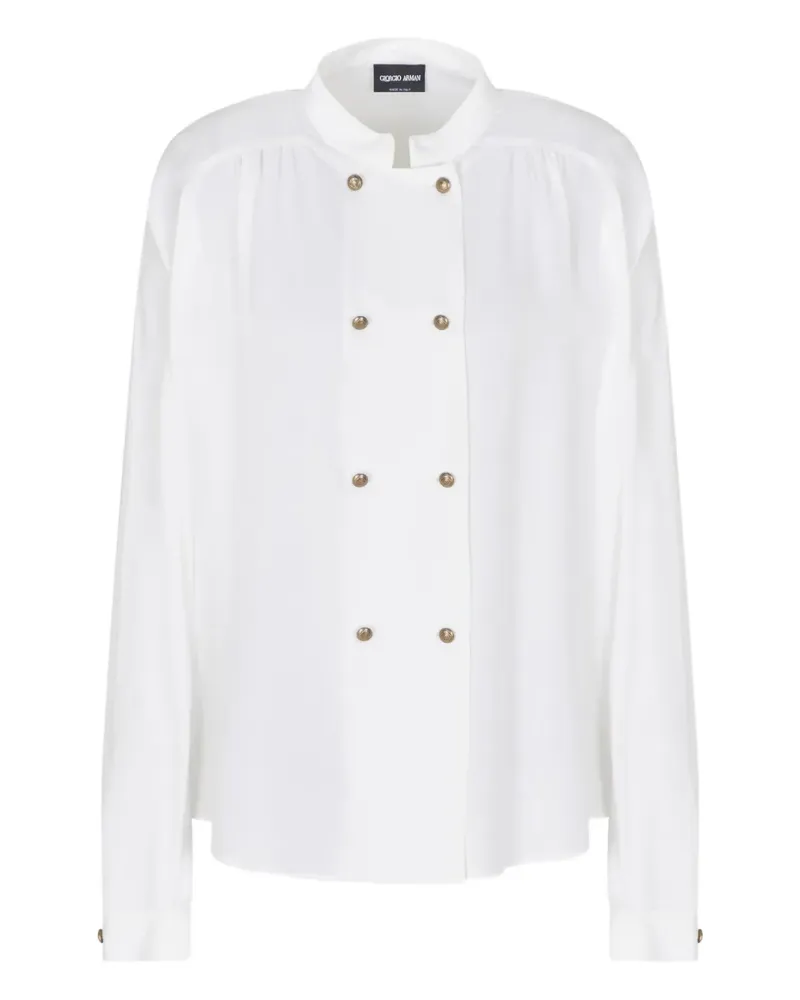 Giorgio Armani long-sleeve shirt - Weiß Weiß
