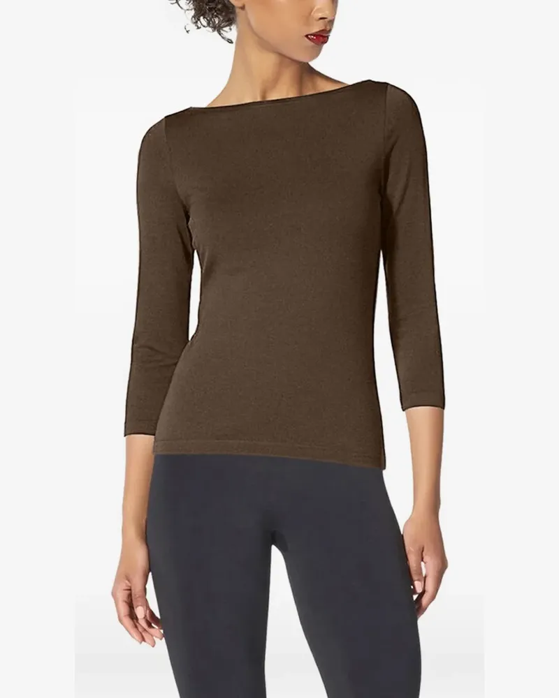 Wolford Cordoba long-sleeve top - Braun Braun