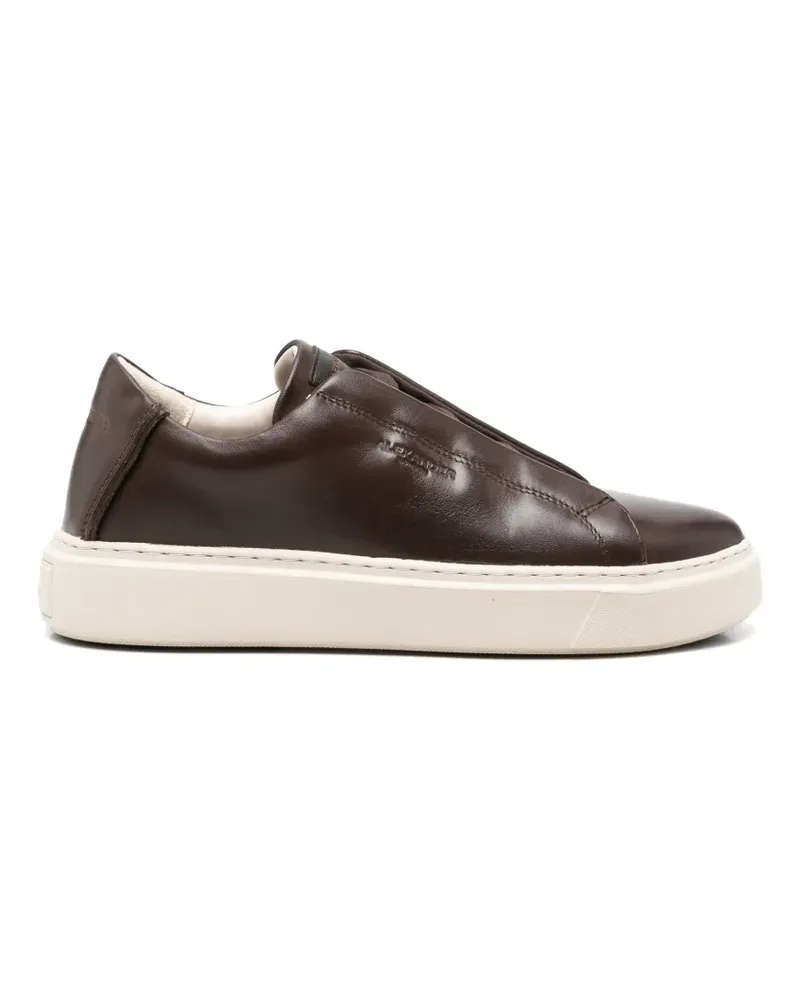 Alexander Smith London Slip-on Man Sneakers mit Logo-Prägung - Braun Braun