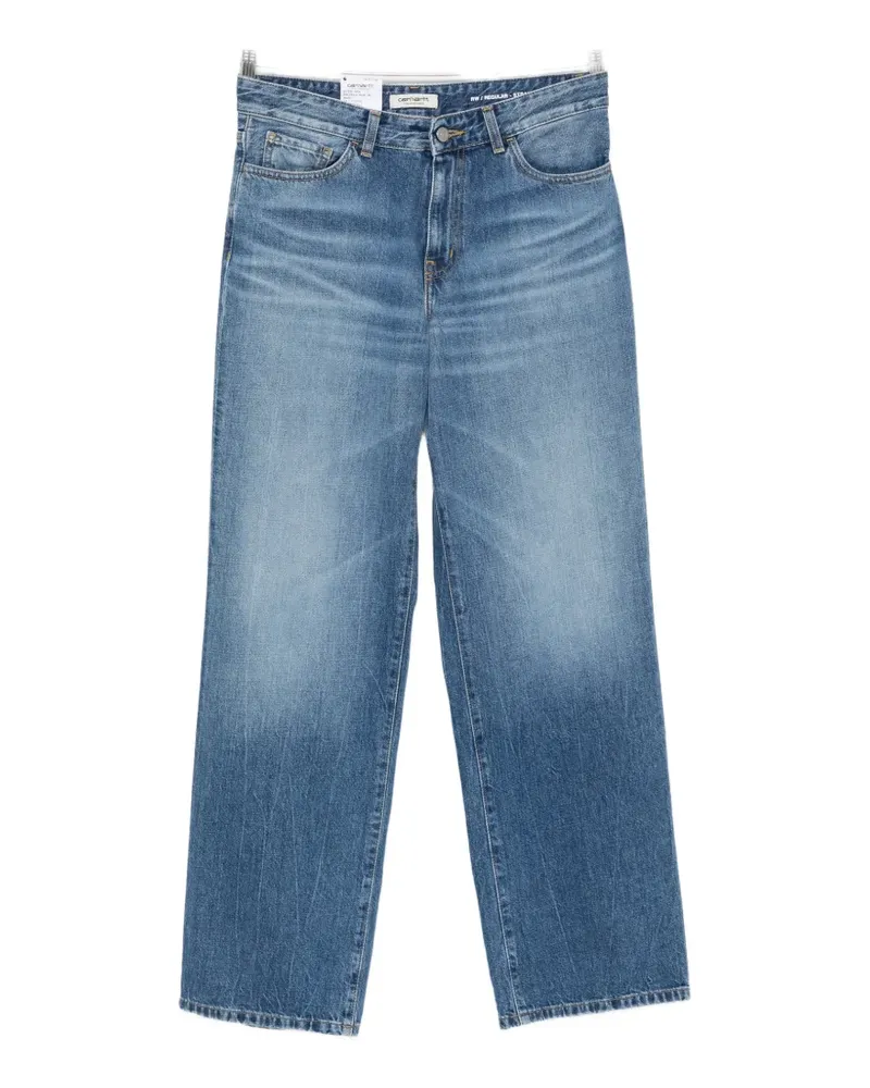 Carhartt WIP faded straight-leg jeans - Blau Blau