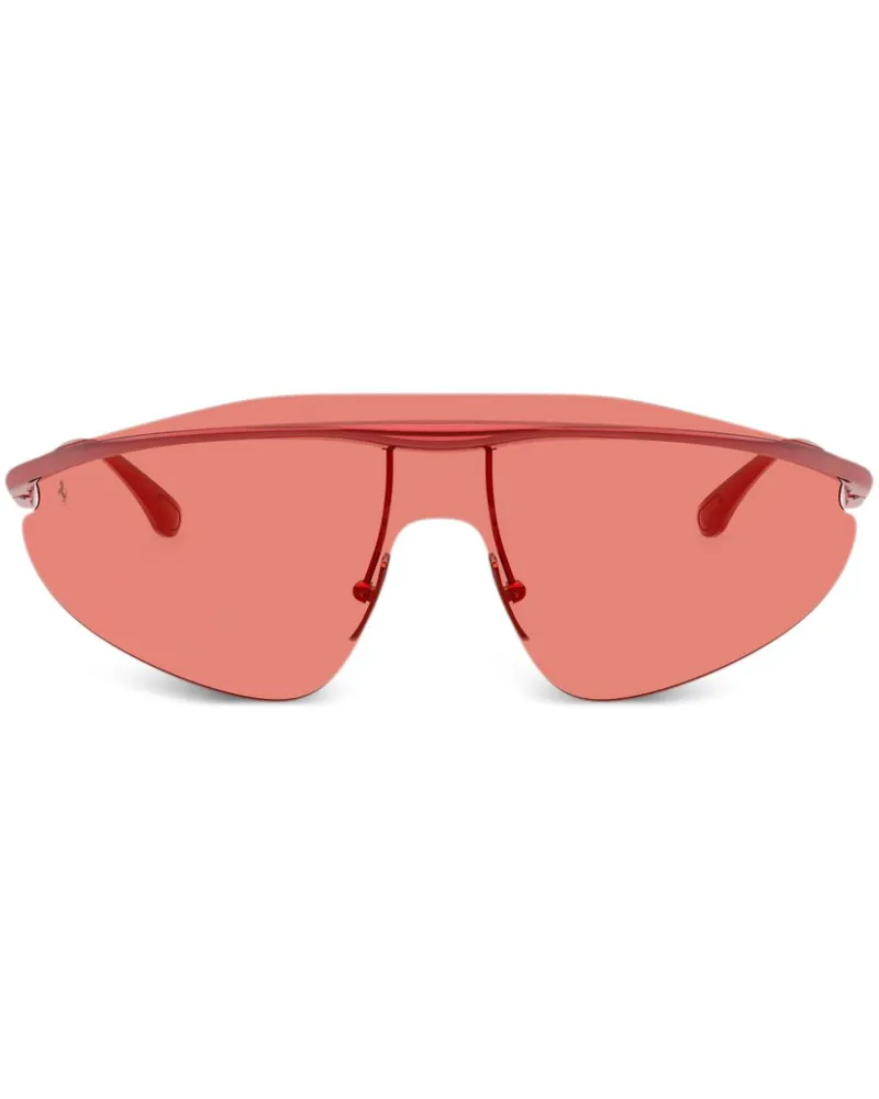 Ferrari Sonnenbrille in Maskenform - Rot Rot