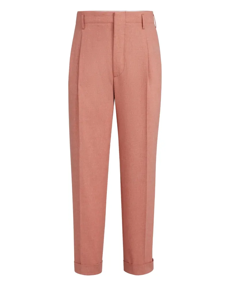 Brunello Cucinelli Plissierte Hose - Orange Orange