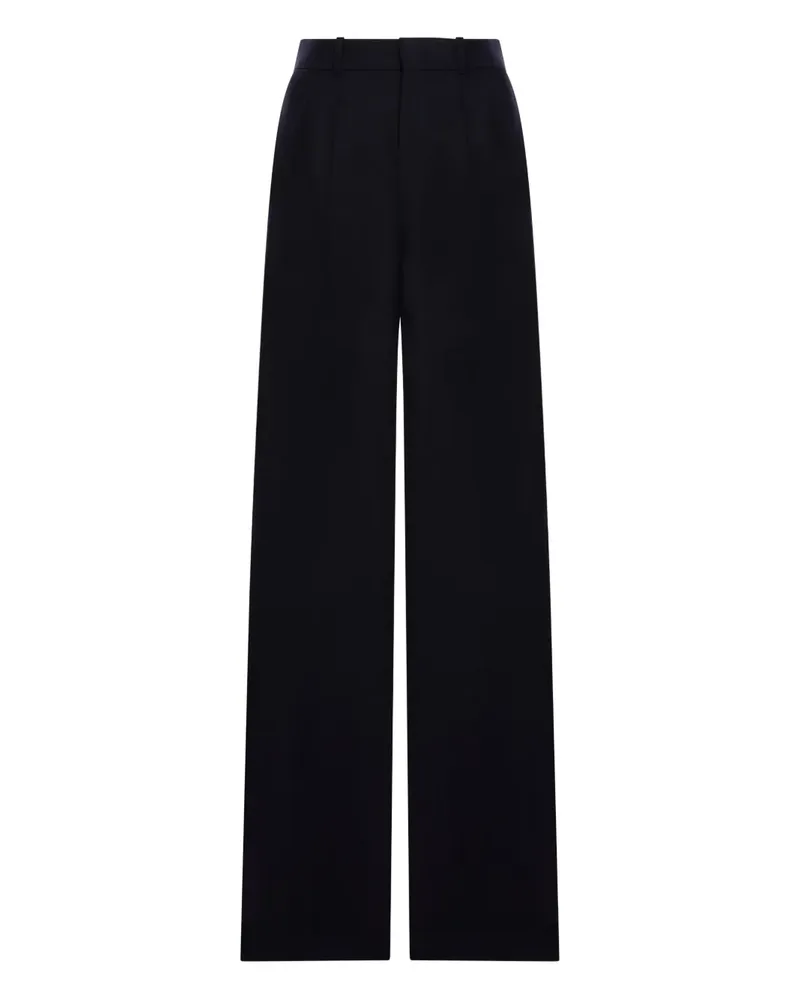 Saint Laurent Hose mit weitem Bein - Blau Blau