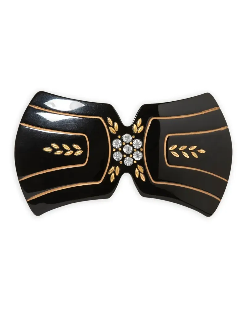 Jennifer Behr Verziertes Maude Haarspange - Schwarz Schwarz