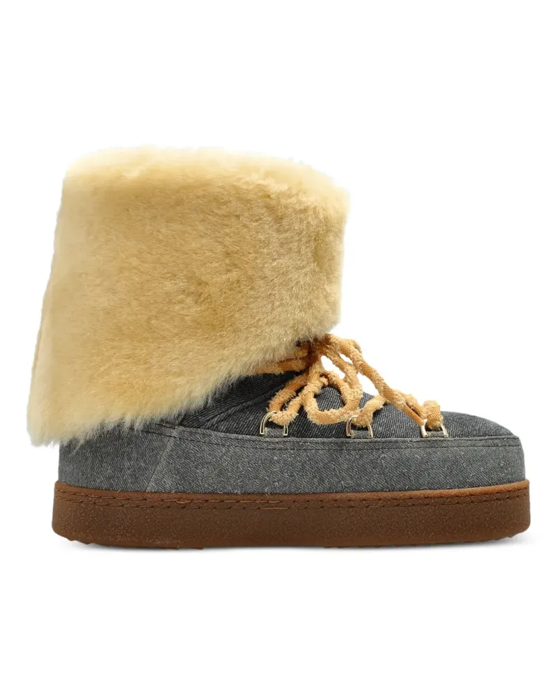 INUIKII Shearling-Stiefel - Grau Grau