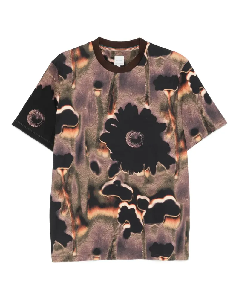 Paul Smith T-Shirt mit Blumen-Print - Mehrfarbig Mehrfarbig