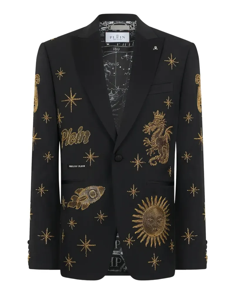 Philipp Plein Sakko mit Perlen - Schwarz Schwarz