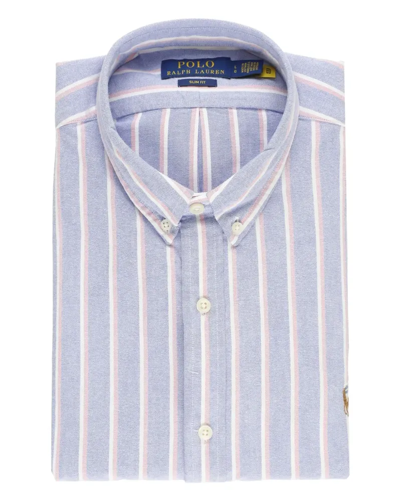 Ralph Lauren Gestreiftes Hemd - Blau Blau