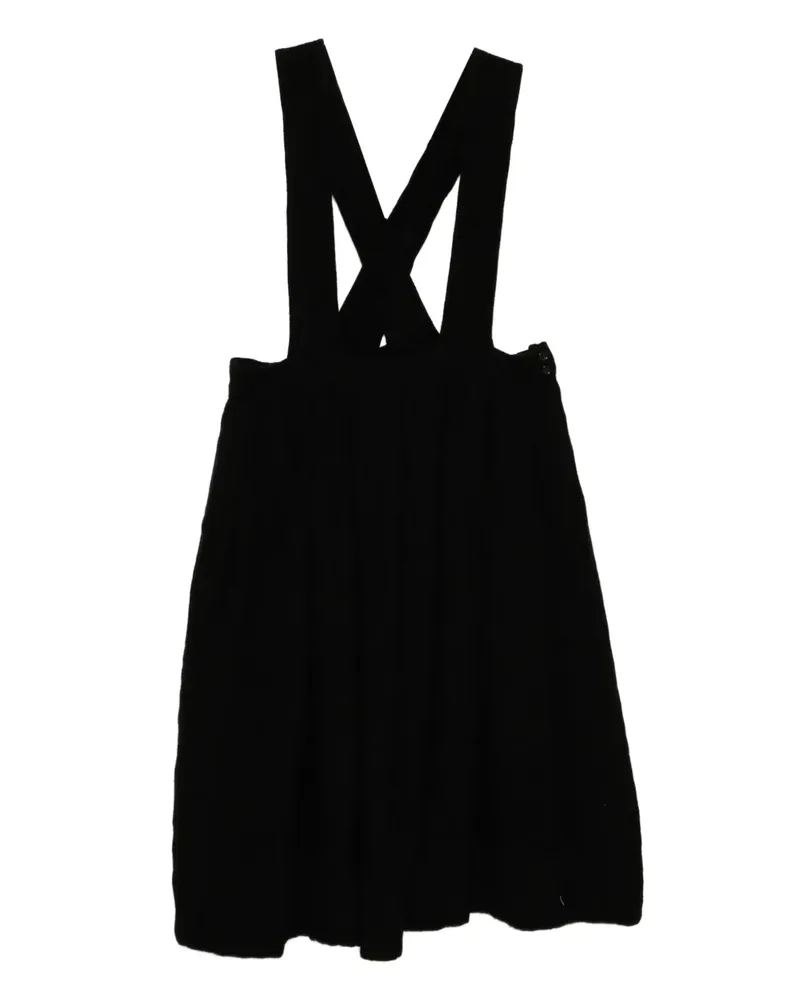 Comme des Garçons plissierter Rock - Schwarz Schwarz