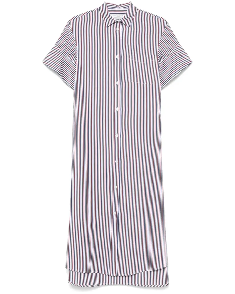 Société Anonyme Butterfly Midikleid - Weiß Weiß