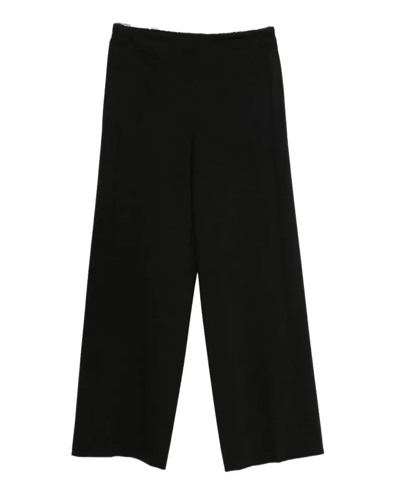 VIA MASINI 80 wide-leg pull-on trousers - Schwarz Schwarz