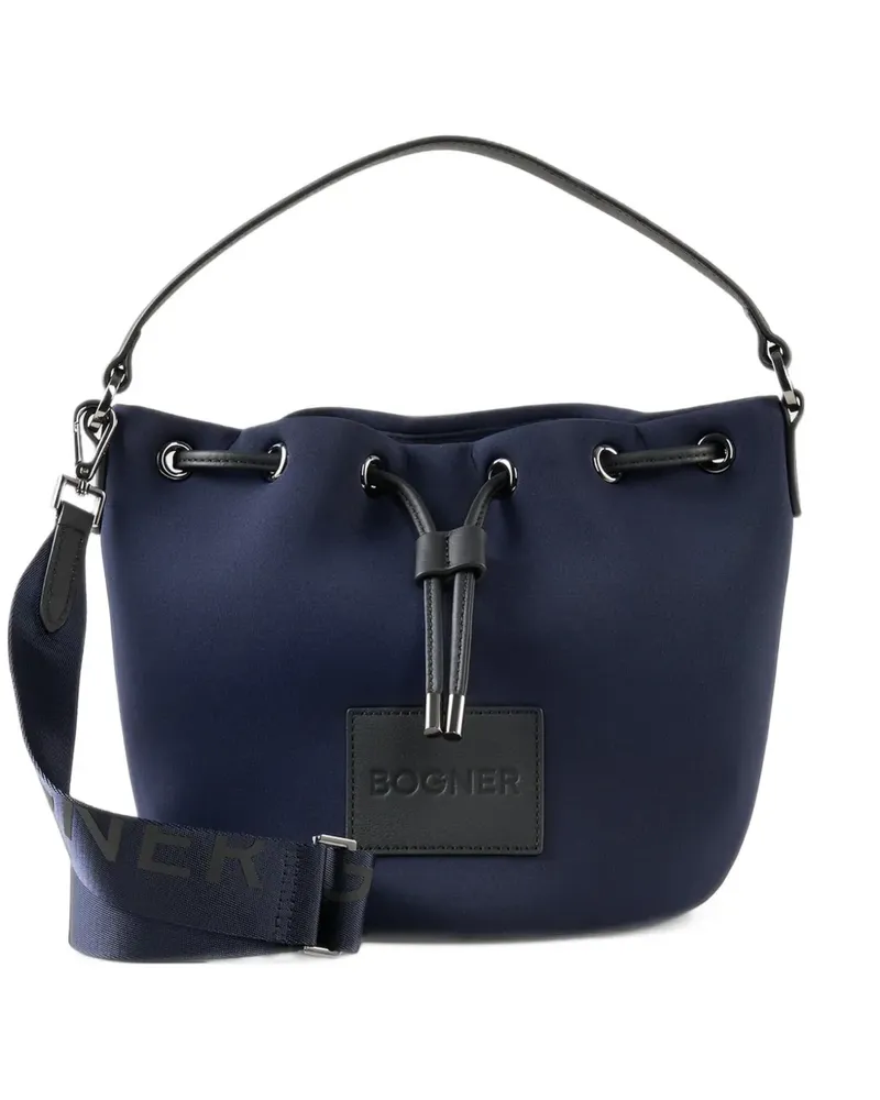 Bogner Alvier Ines Beuteltasche mit Logo-Patch - Blau Blau