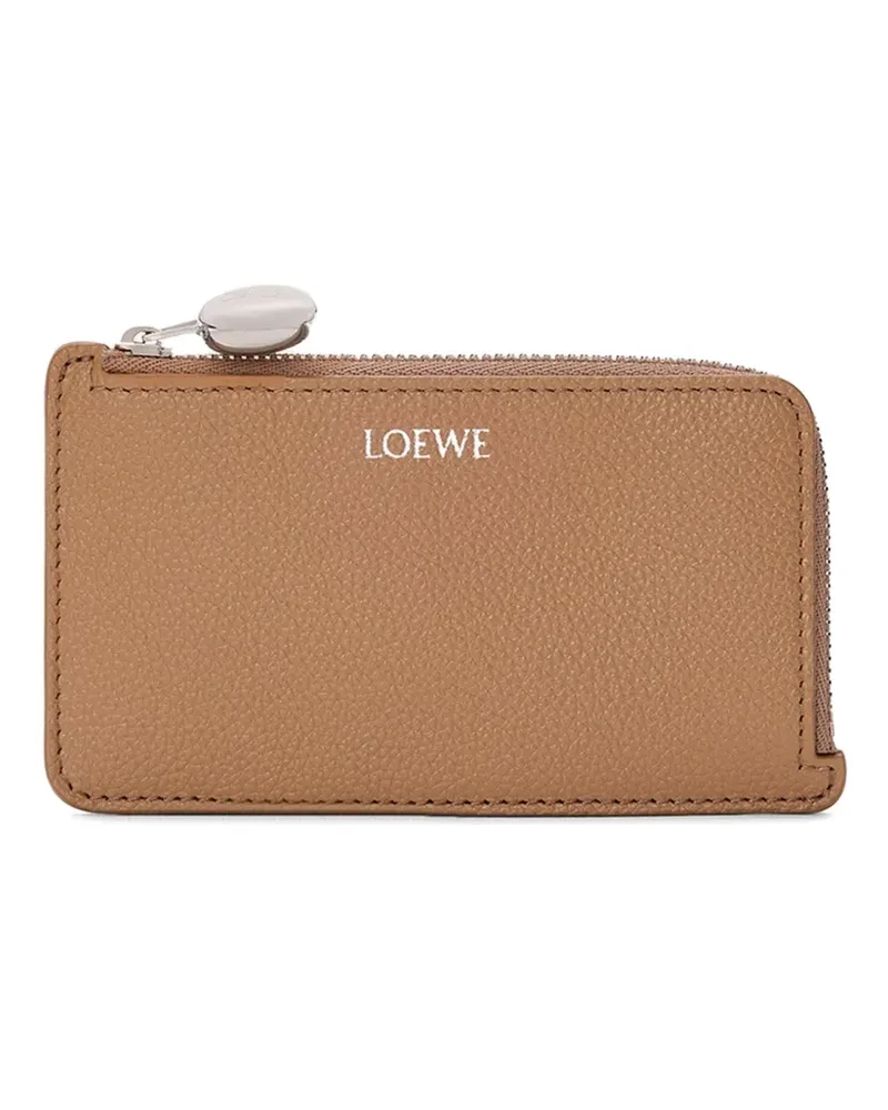 Loewe Pebble anagram-detail cardholder - Nude Nude