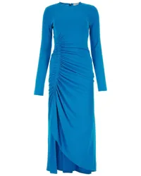 Givenchy Drapiertes Maxikleid Blau