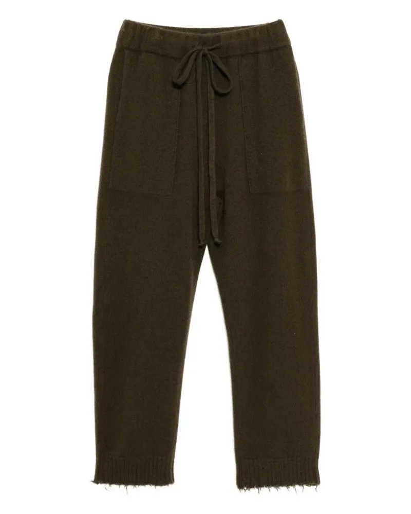 Uma Wang Hose aus Kaschmir - Grün Grün