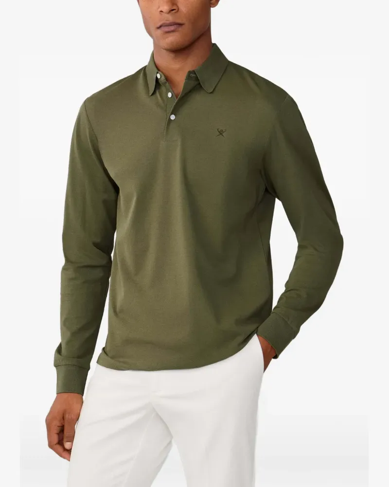Hackett Poloshirt mit Stickerei - Grün Grün