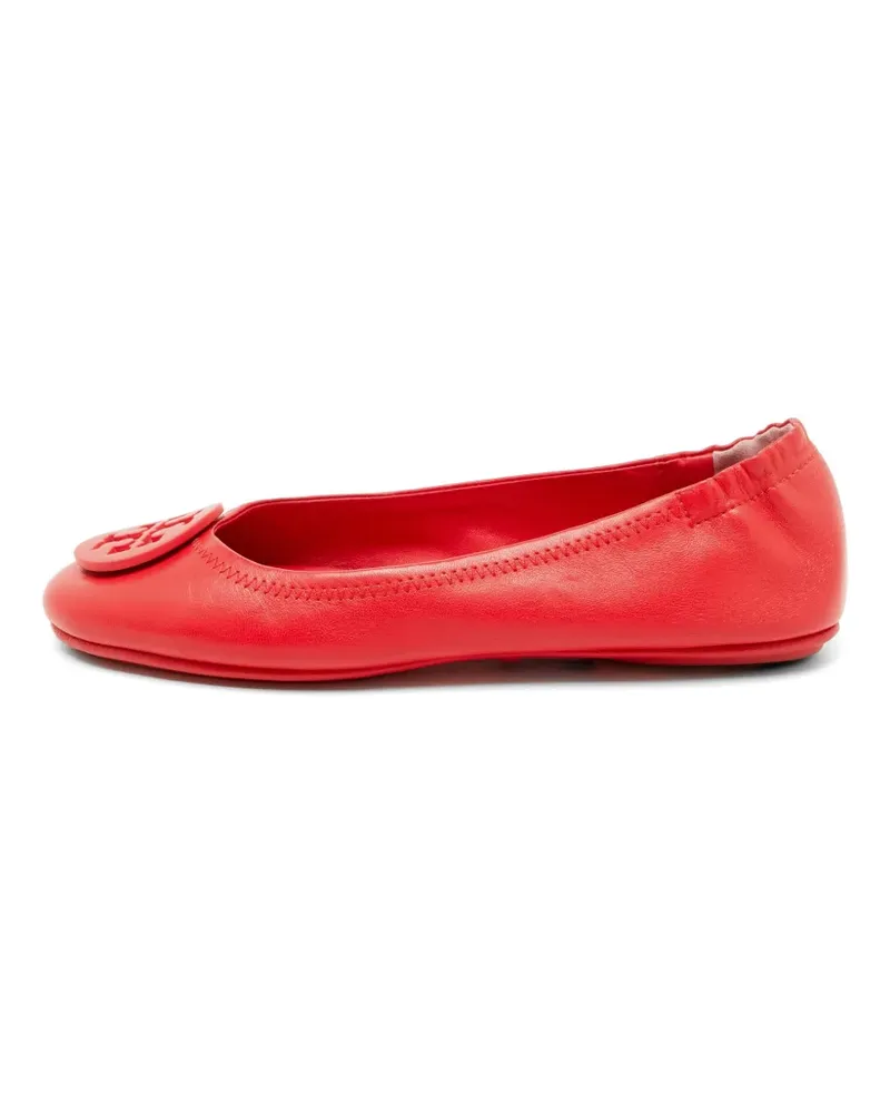 Tory Burch Reva logo ballet flats - Rot Rot