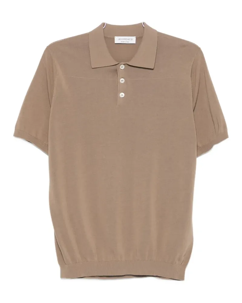 Jeordie's short-sleeve polo shirt - Nude Nude