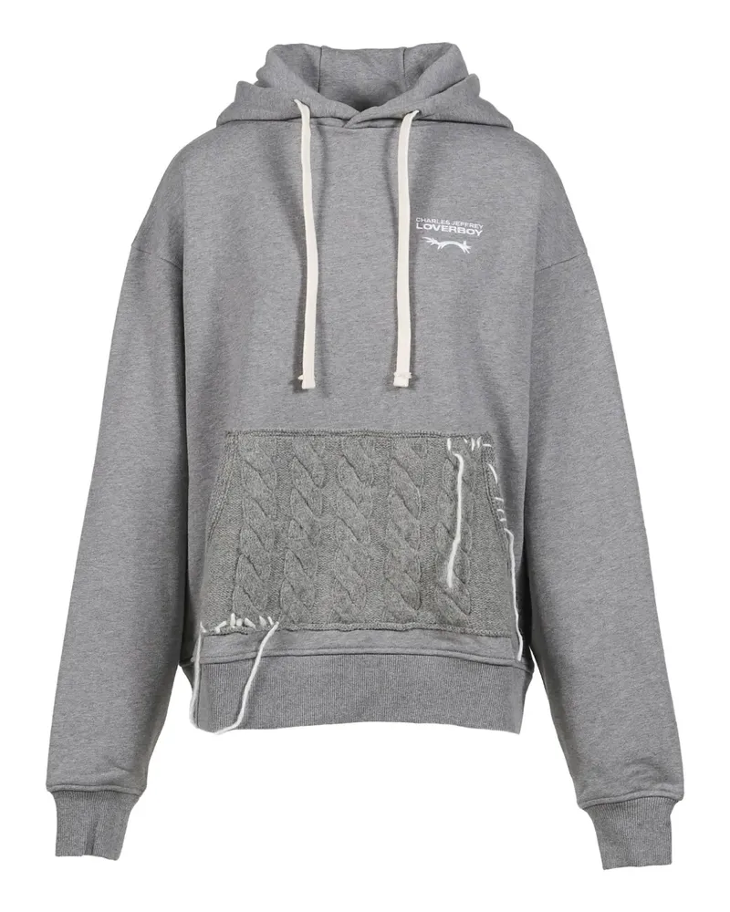 Charles Jeffrey Loverboy Hoodie mit Hasenohren - Grau Grau