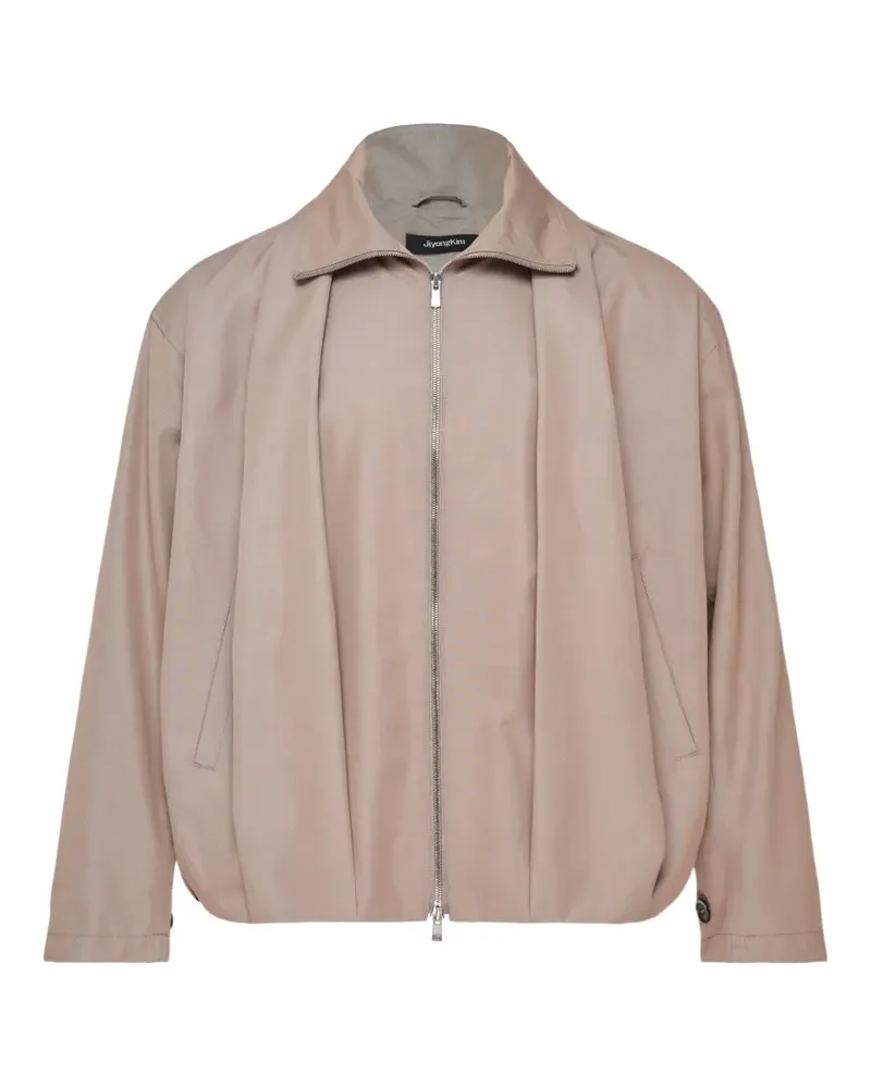 JiyongKim Jacke mit Reißverschluss - Nude Nude