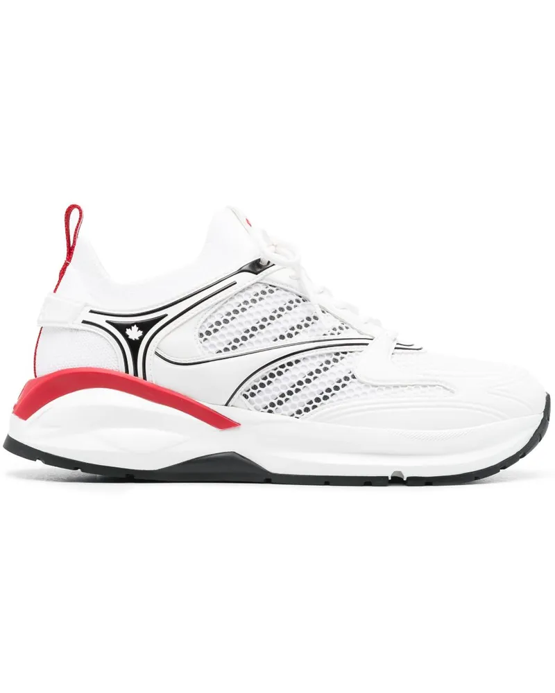 Dsquared2 x Dash Sneakers mit Kontrasteinsätzen - Weiß Weiß