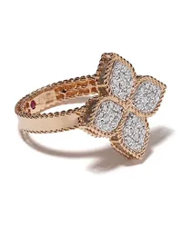 Roberto Coin 18kt 'Princess Flower' Rotgoldring Rosa