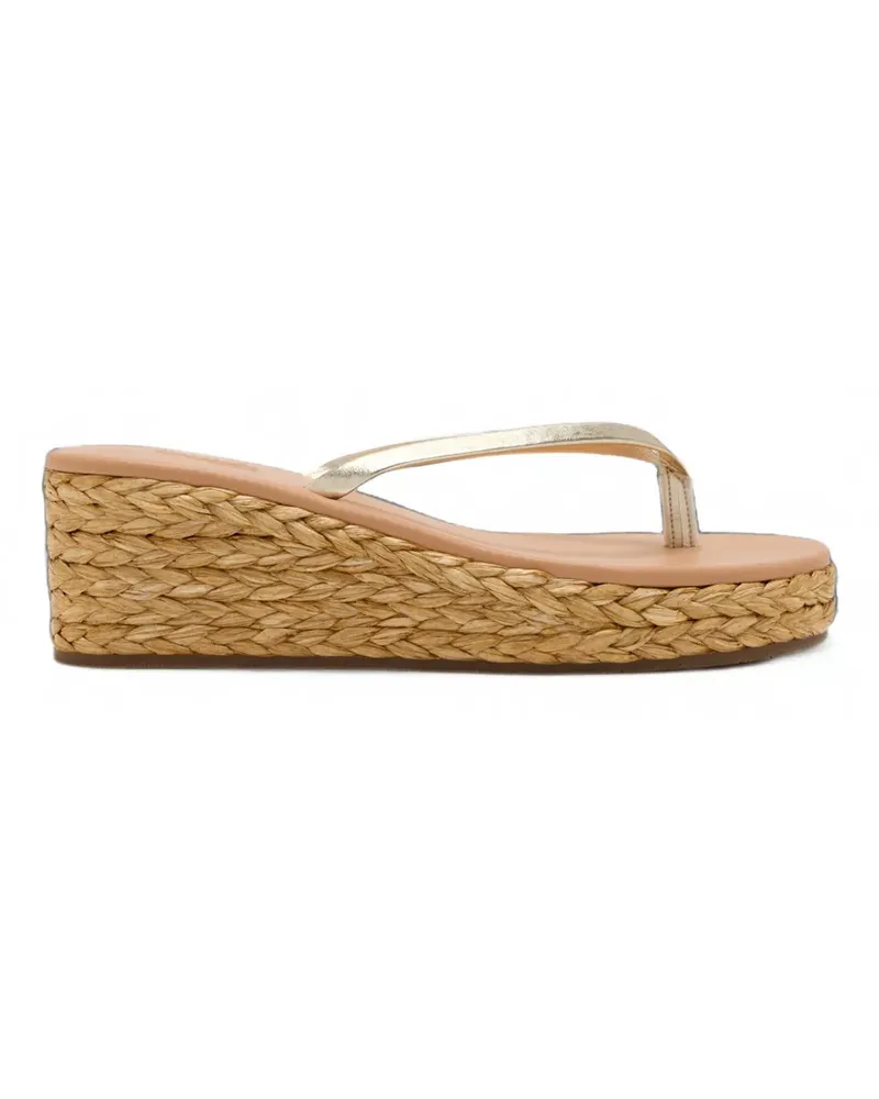 Ancient Greek Sandals Saionara low-wedge sandals - Gold Gold