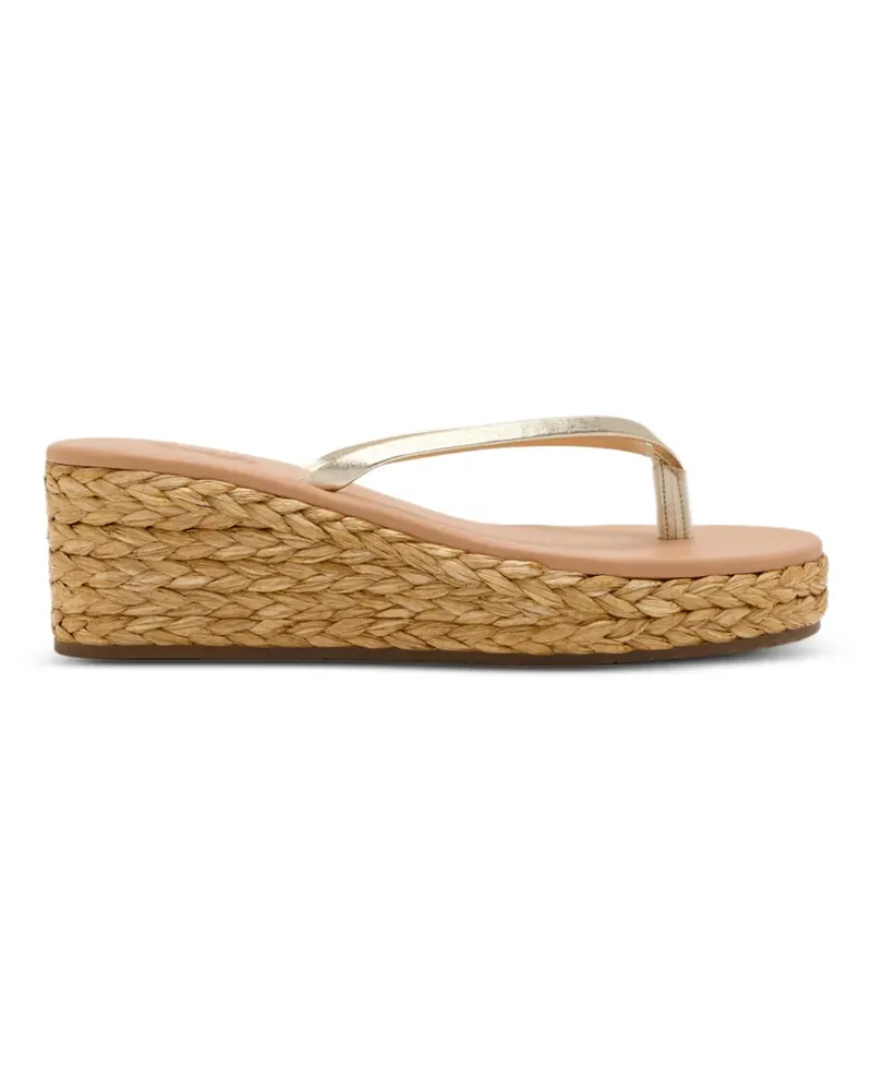 Ancient Greek Sandals Saionara low-wedge sandals - Gold Gold