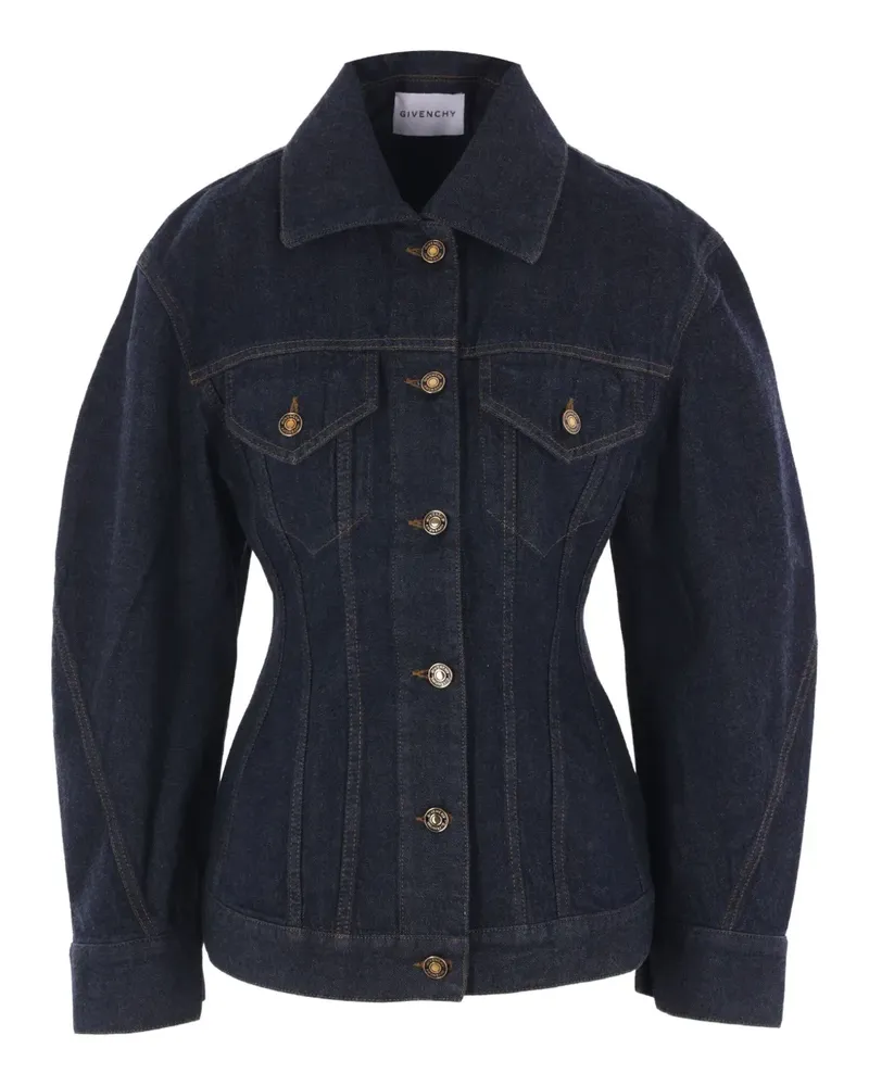 Givenchy Jeansjacke mit Puffärmeln - Blau Blau