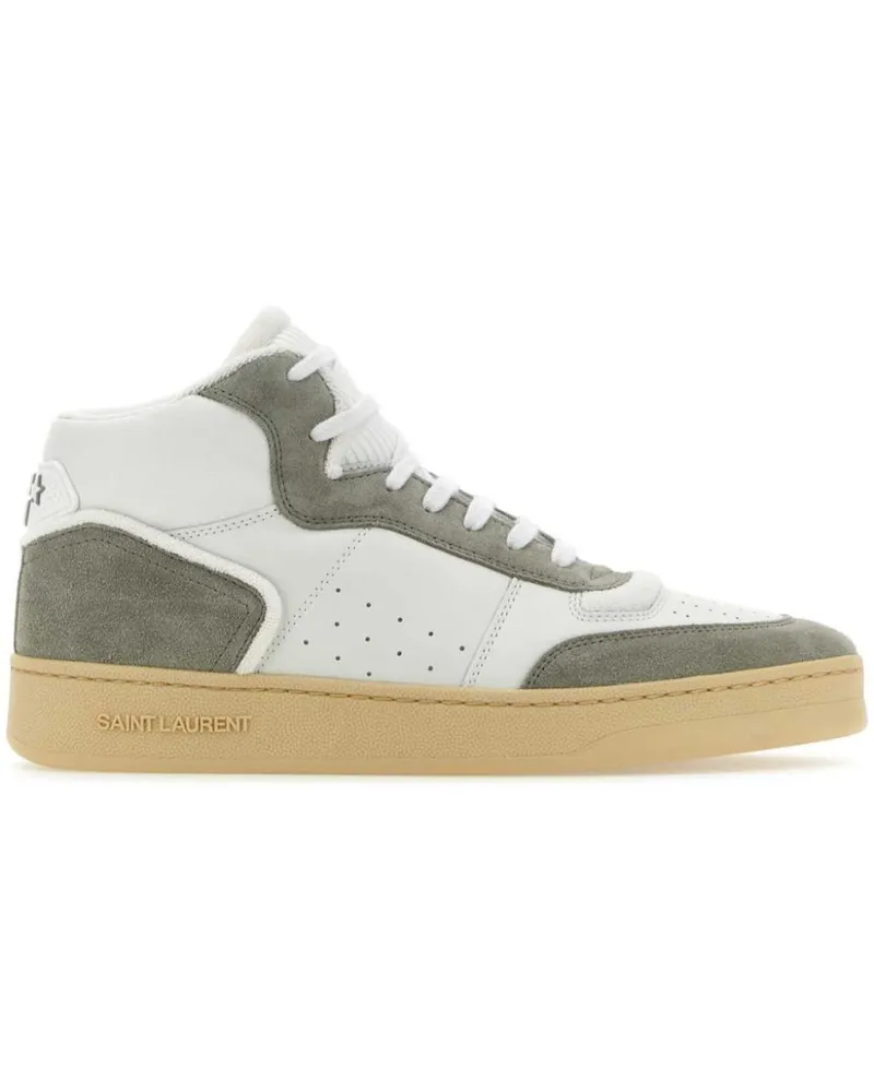 Saint Laurent SL/80 High-Top-Sneakers - Weiß Weiß