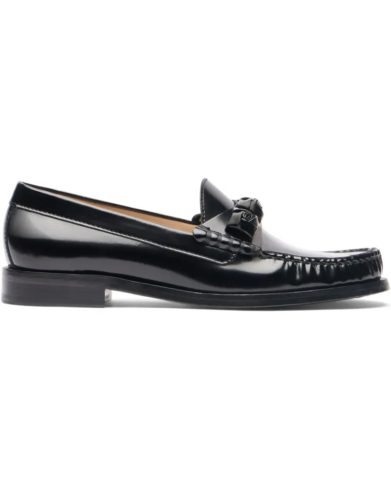 Stuart Weitzman Loafer aus Leder - Schwarz Schwarz