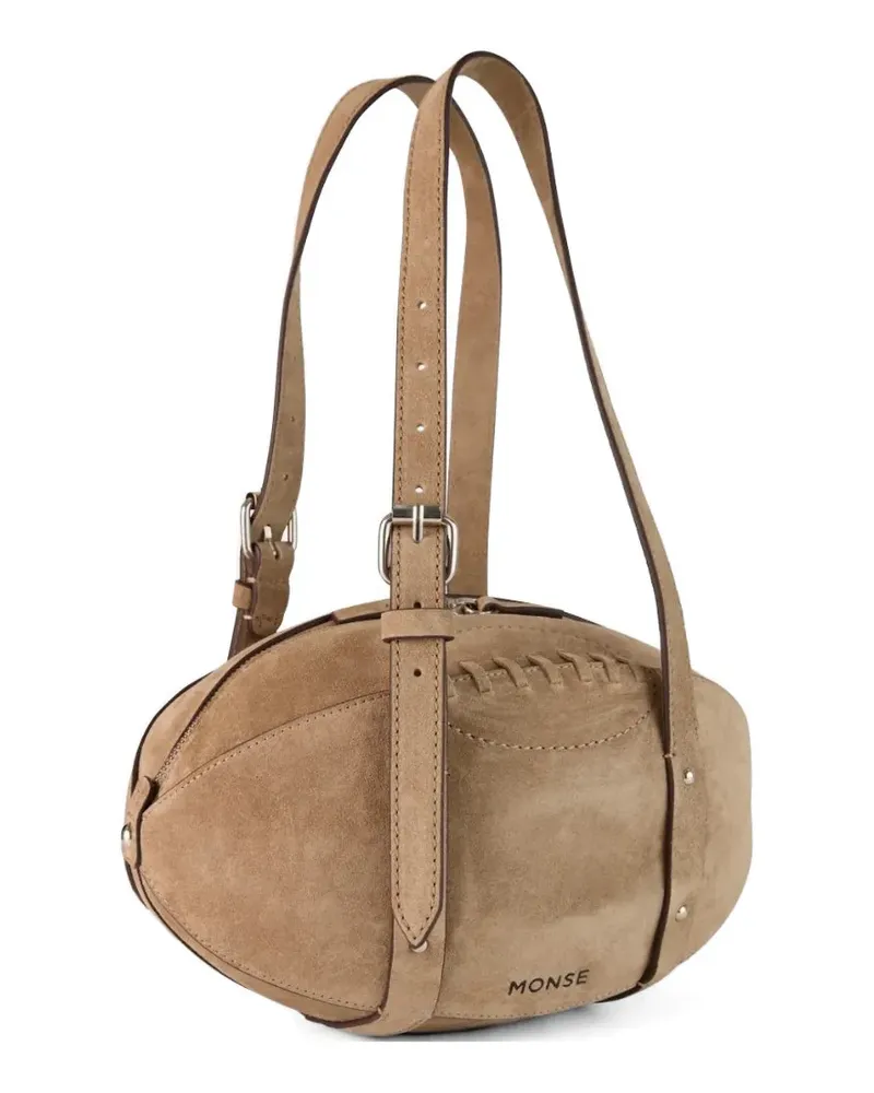 Monse football-design tote bag - Braun Braun