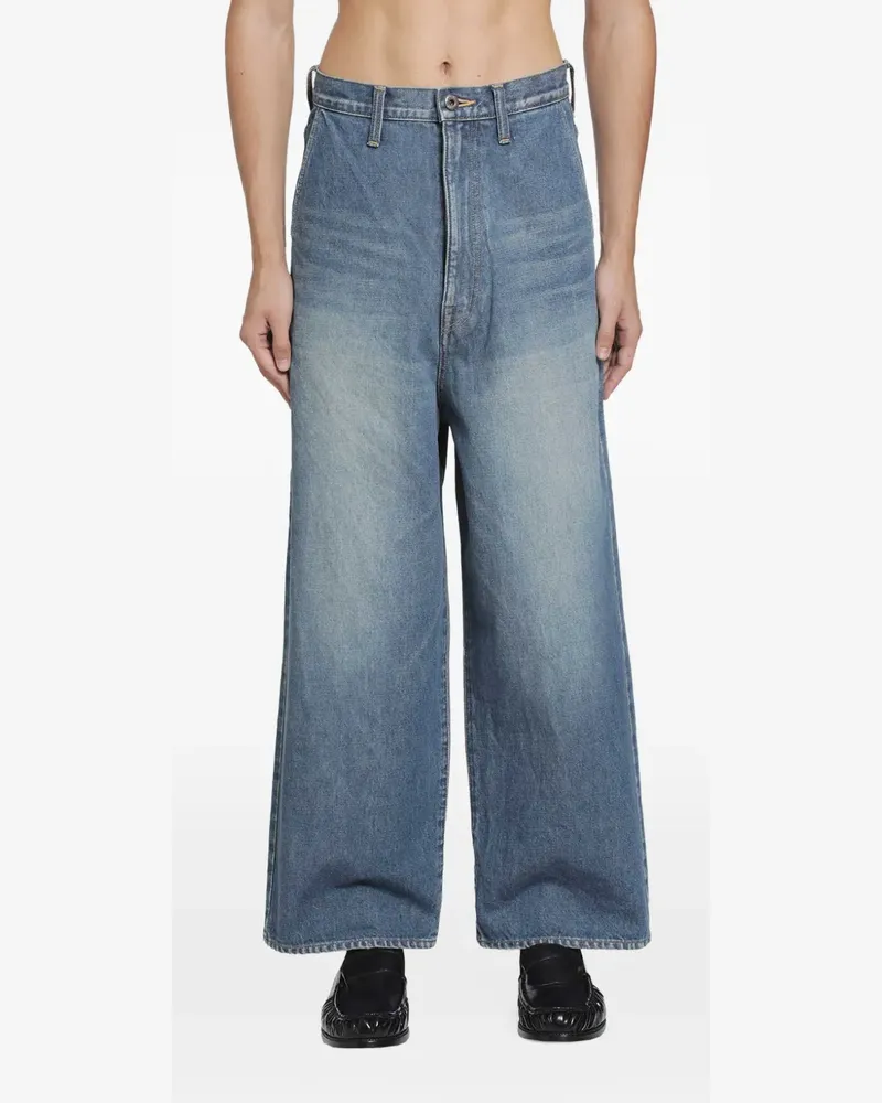 KAPITAL Port Baggy-Jeans - Blau Blau
