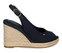Espadrilles mit Logo-Stickerei - Blau