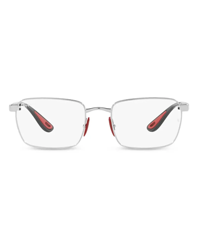 Ray Ban Brille mit eckigem Gestell - Silber Silber