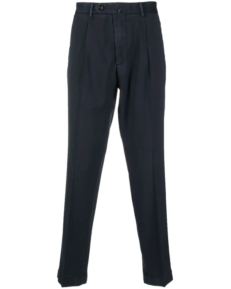 Dell'oglio Klassische Tapered-Hose Blau